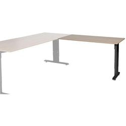 Table d'extension Schavenburg lin-pla126-havz-m25 120x60x65-85cm cerise havane, noir