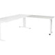 Table d'extension Schavenburg lin-pla126-wirw-m25 120x60x65-85cm blanc, blanc