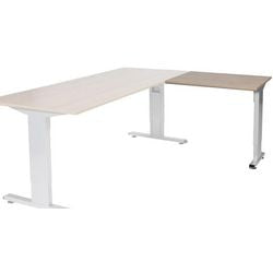 Table d'extension Schavenburg lin-pla086-hava-m25 80x60x65-85cm cerise havane, argent