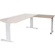 Table d'extension Schavenburg lin-pla086-hava-m25 80x60x65-85cm cerise havane, argent
