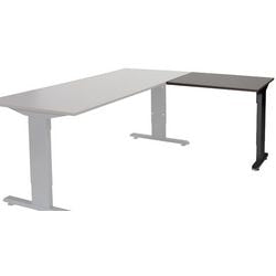 Table d'extension Schavenburg lin-pla086-logz-m25 80x60x65-85cm chêne logan, noir