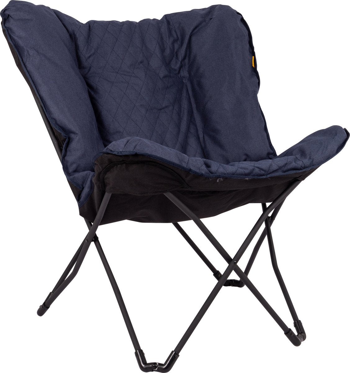 Bo-camp - industriel - chaise papillon - himrod - l - bleu