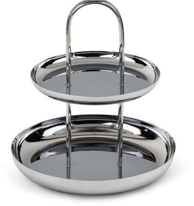 Zilverstad - étagère elana couleur argent - plateau rond - astuce cadeau fête des mères !