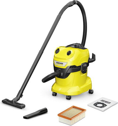 Aspirateur eau et poussière Kärcher wd 4 v-20 5 22 - 1000 w - 20 litres - filtre plat