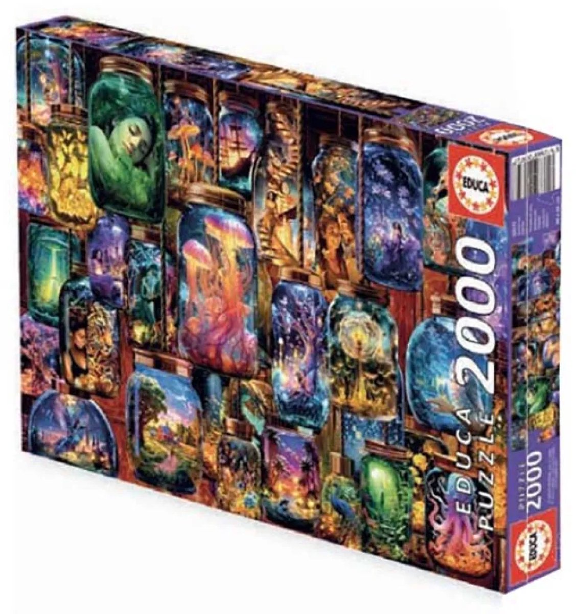 Educa - puzzle - rêves en bocaux - 2000 pièces - legpuzzel