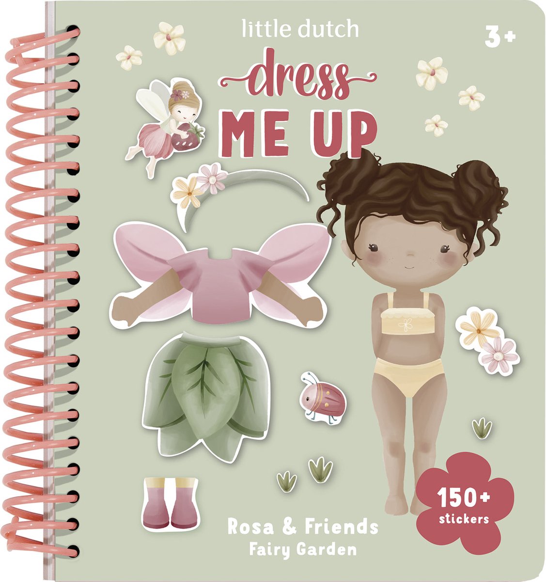 Little Dutch Dress Up Sticker Book Rosa Fairy Garden