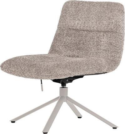 Woood soren fauteuil pivotant réglable - laineux - gris - 82x73x62