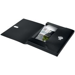 Boîte à documents Leitz recycle a4 co2 neutre noir 80% plastique recyclé