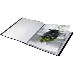 Leitz recycle show album a4 co2 neutre noir 90% plastique recyclé 40 couvertures