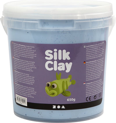 Silk Clay ®, bleu fluo, 650 gr 1 seau