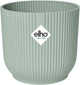 Elho vibesfold round mini 7 - pot de fleur d'intérieur - 100% plastique recyclé - ø 7,0 x h 6,5 cm - vert sorbet