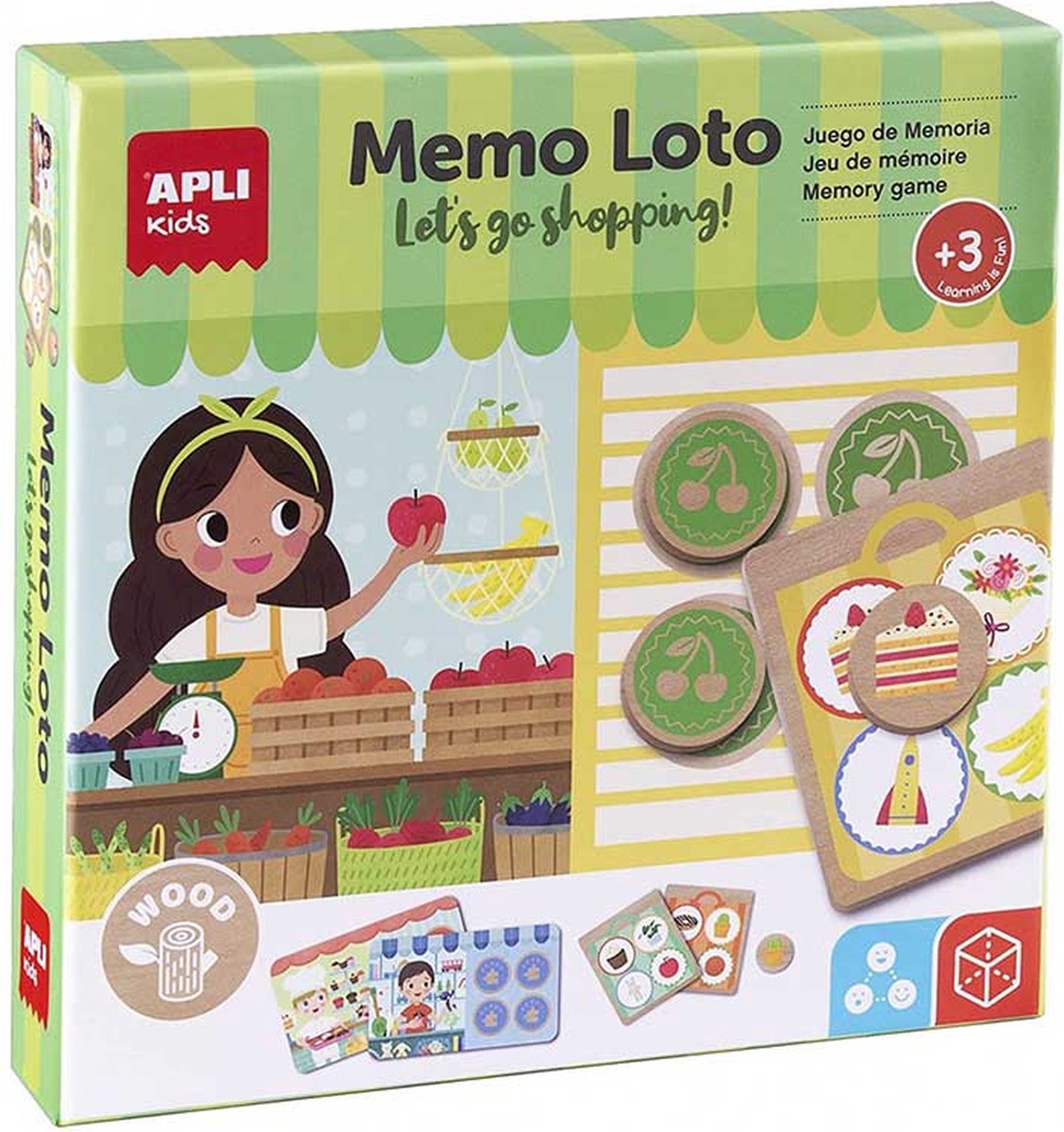 Apli jeu de mémoire pour enfants quatuor loto