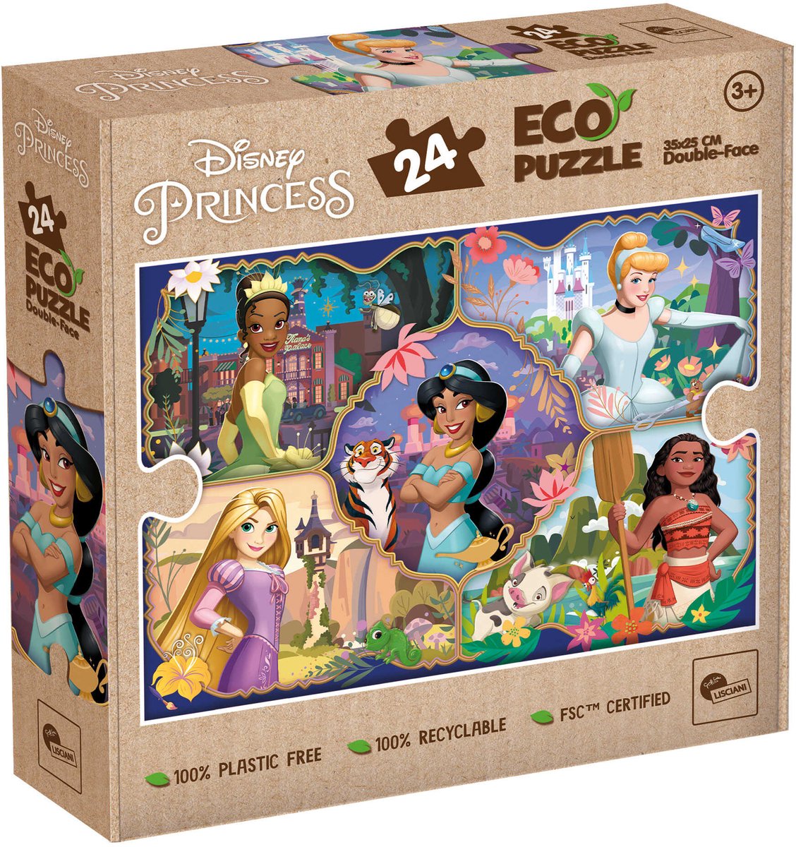 Lisciani Disney Eco Puzzle Mini DF 24 Princesse
