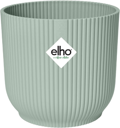 Elho vibesfold round mini 11 - pot de fleur d'intérieur - 100% plastique recyclé - ø 11,1 x h 10,5 cm - vert sorbet