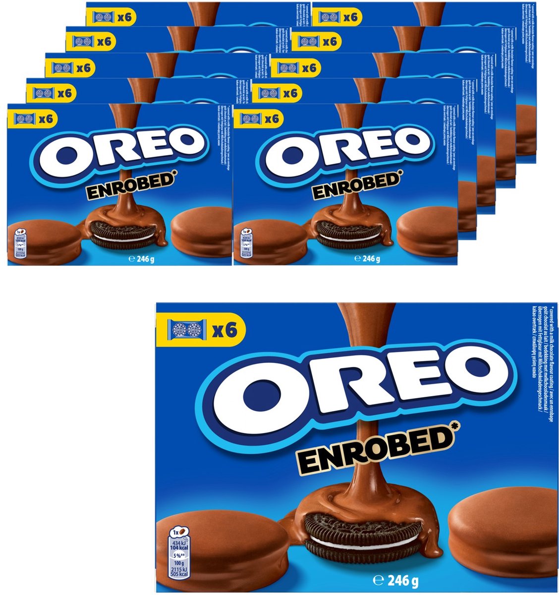 Chocolat au lait enrobé Oreo (10x 246gr)