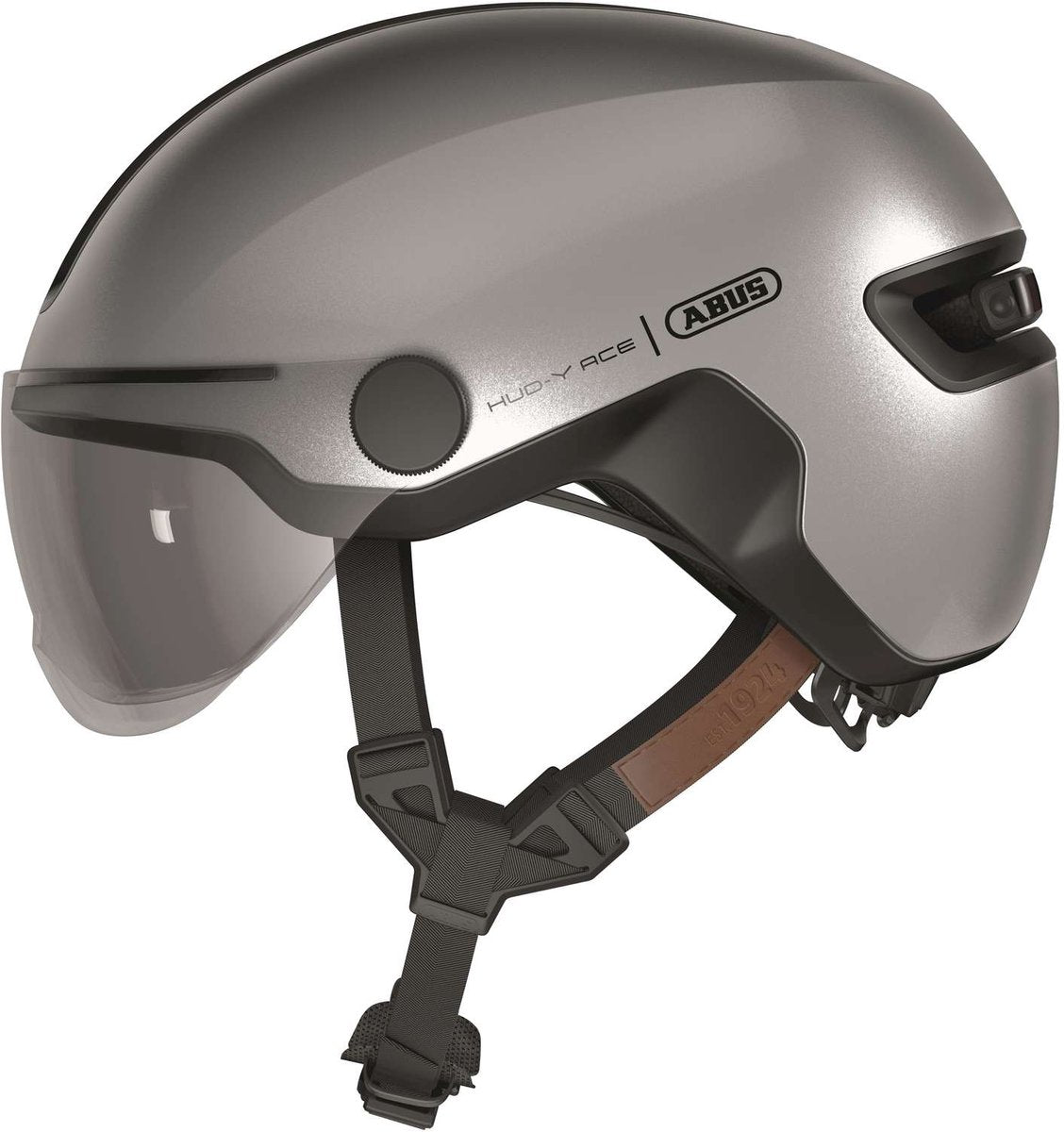 Abus helm hud-yas Gleam Silver M 54-58cm