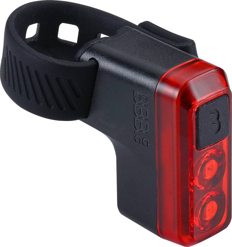 Bbb cycling salute feu arrière de vélo - éclairage de vélo rechargeable par USB - feu arrière de vélo de course compact - 8 lumens - batterie 28 heures - étanche - BLS-145