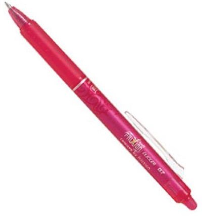 Stylo bille Pilot frixion clicker 0,7mm – boîte de 12 pièces - rose