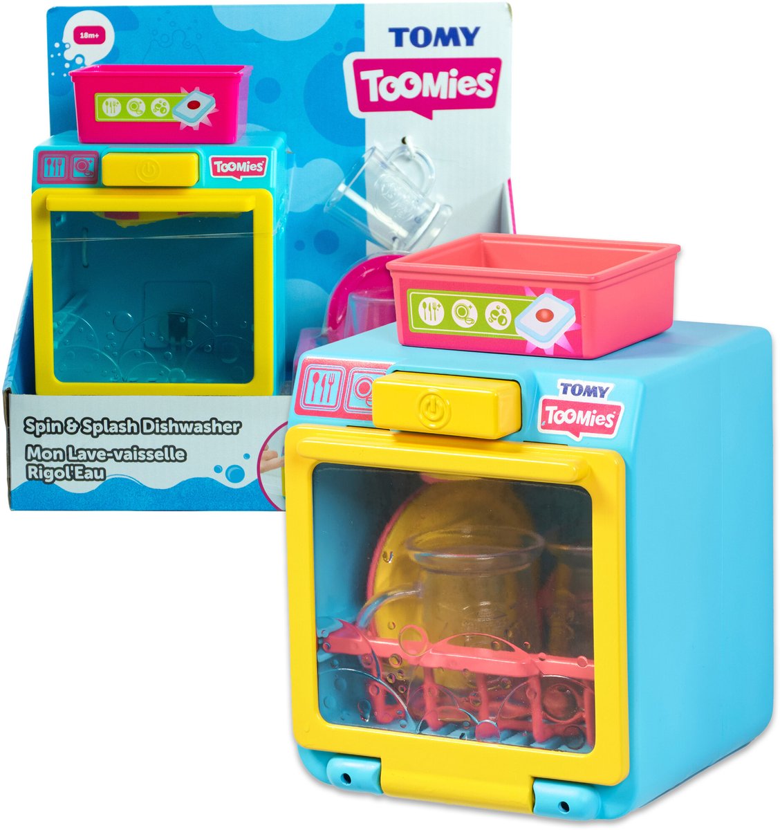 Tomy spin splash lave-vaisselle - jouets de bain