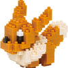 Bandai - nanoblock - eevee - pokémon - mini figurine en brique - jeu de construction - kit de construction de figurine eevee pokémon en pixel - nbpm005