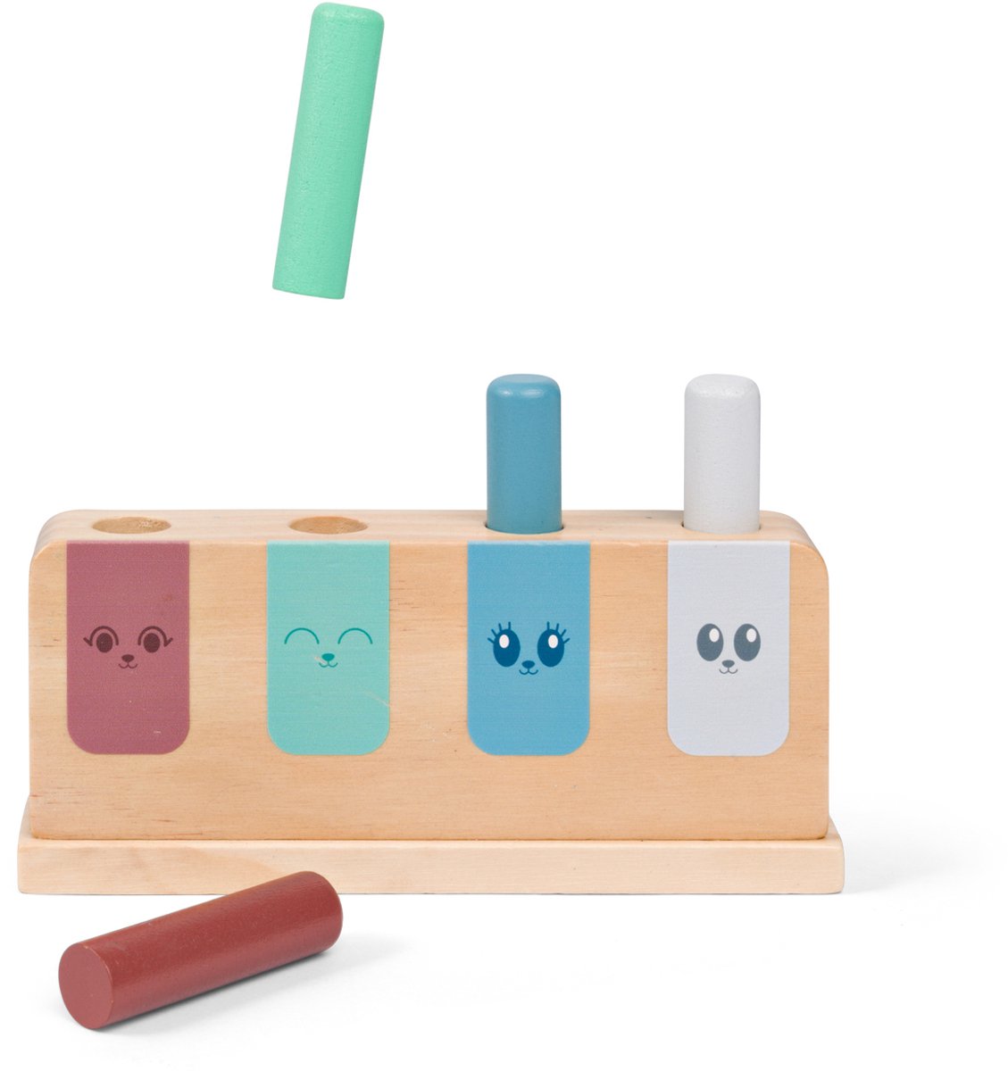 Jeu pop-up en bois Bs Toys - 5 pcs.