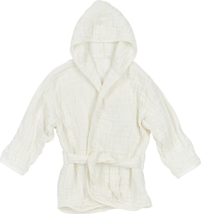 Peignoir Meyco baby uni - hydrophile prélavé - blanc cassé - 74 80