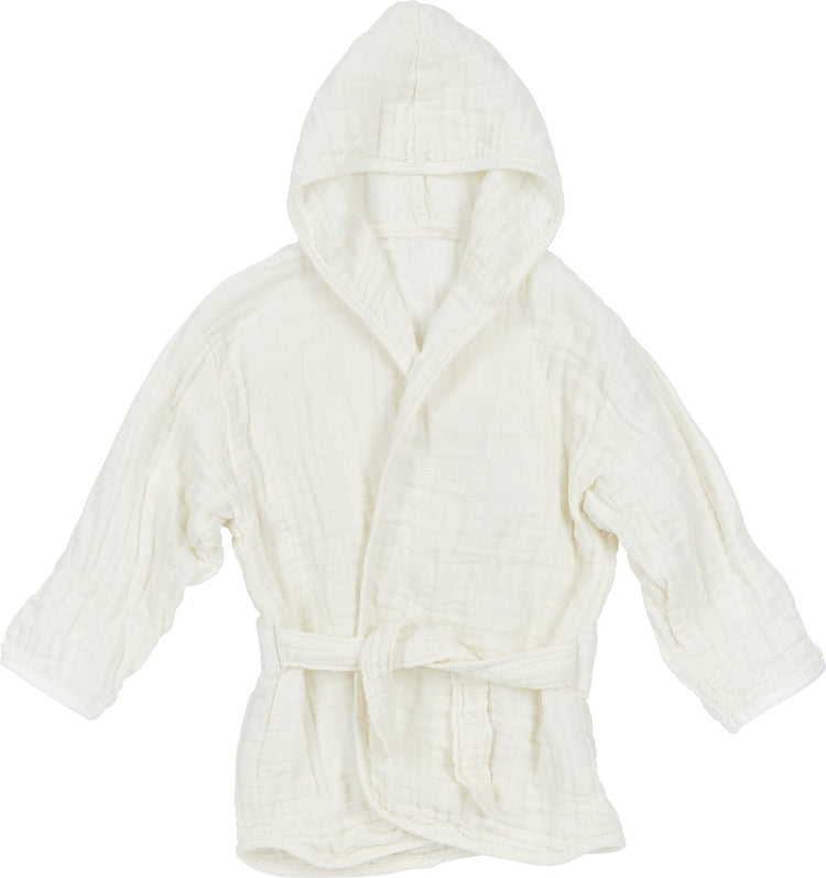 Peignoir Meyco baby uni - hydrophile prélavé - blanc cassé - 74 80