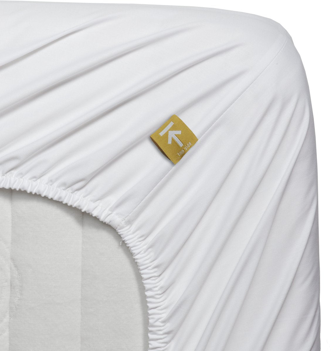Bedinghouse percale de coton - surmatelas - 80x200 - blanc