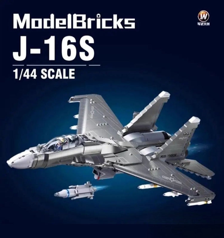 Porte-avions Sluban en briques 1 44 j16 (m38-b1273)