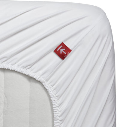 Bedinghouse percale de coton - surmatelas - 140x200 - blanc