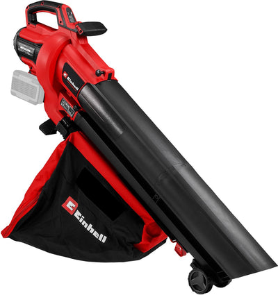 Souffleur de feuilles à batterie professionnel Einhell - piston venturro 36 240 li solo - power x-change - 36 v li-ion - vitesse de soufflage : 240 km h - sac de collecte 45 l - fonction de hachage : 10:1 - excl. batterie et chargeur