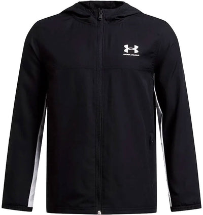 Under Armour UA B Rival WVN Jacket Gilet de sport pour garçons - Noir