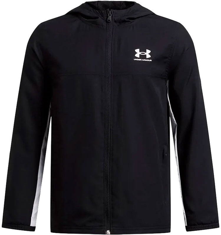 Under Armour UA B Rival WVN Jacket Gilet de sport pour garçons - Noir