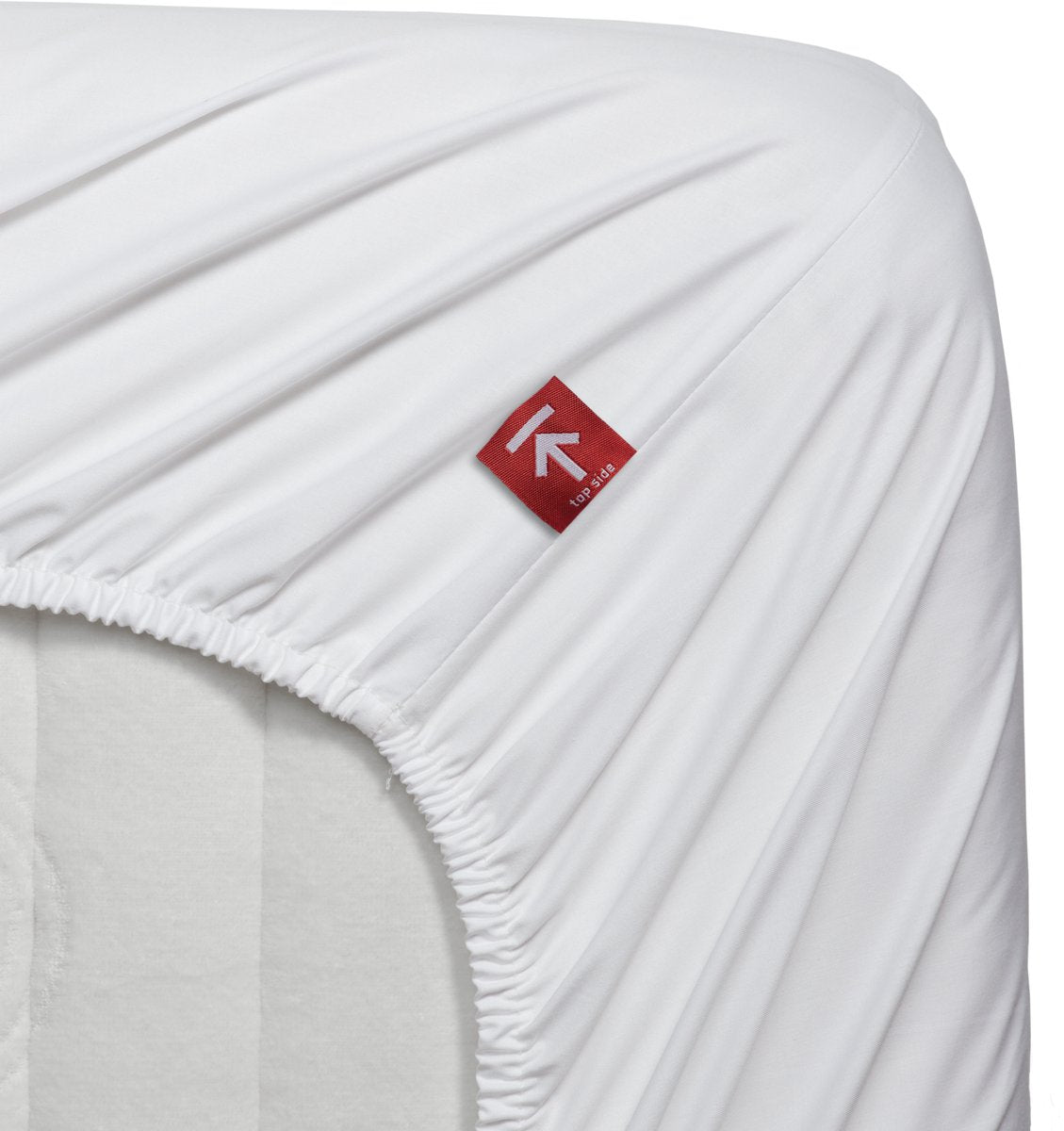Beddinghouse - percale de coton - surmatelas fendu - drap-housse - 160x200 cm - blanc