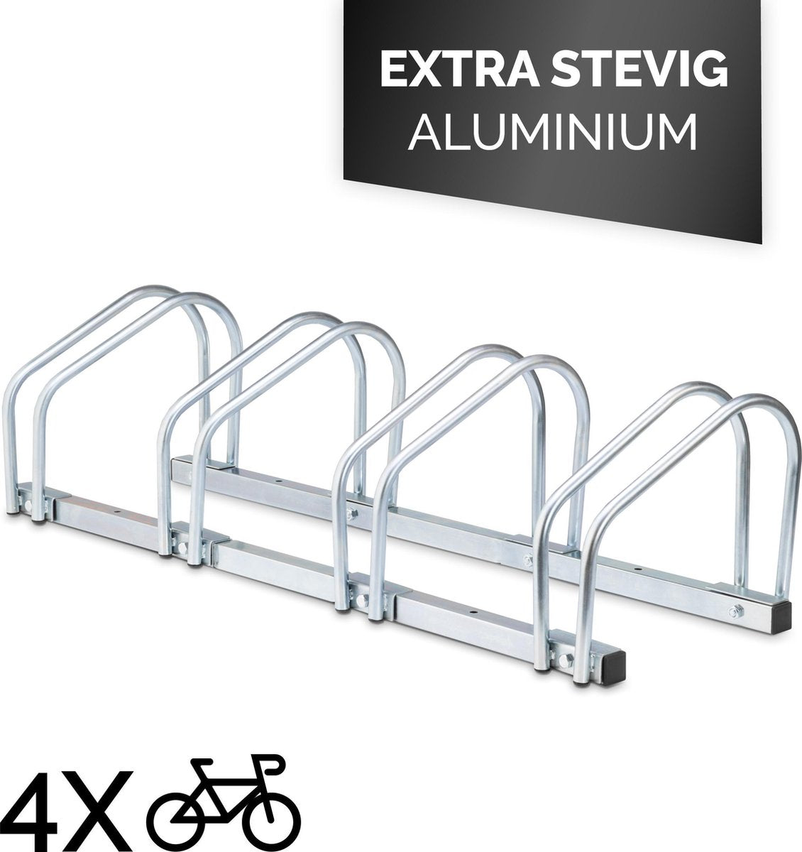 Porte-vélos Dunlop pour 4 vélos - aluminium - peu encombrant