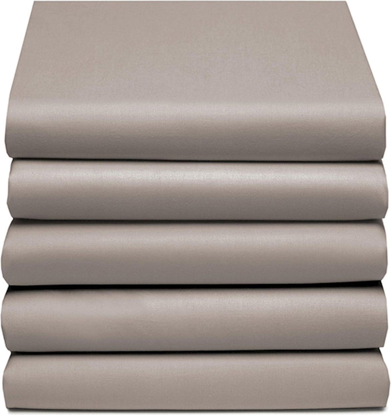 Drap-housse week-end Cendrillon - surmatelas - coton - 180x200 cm - jusqu'à 15 cm - taupe