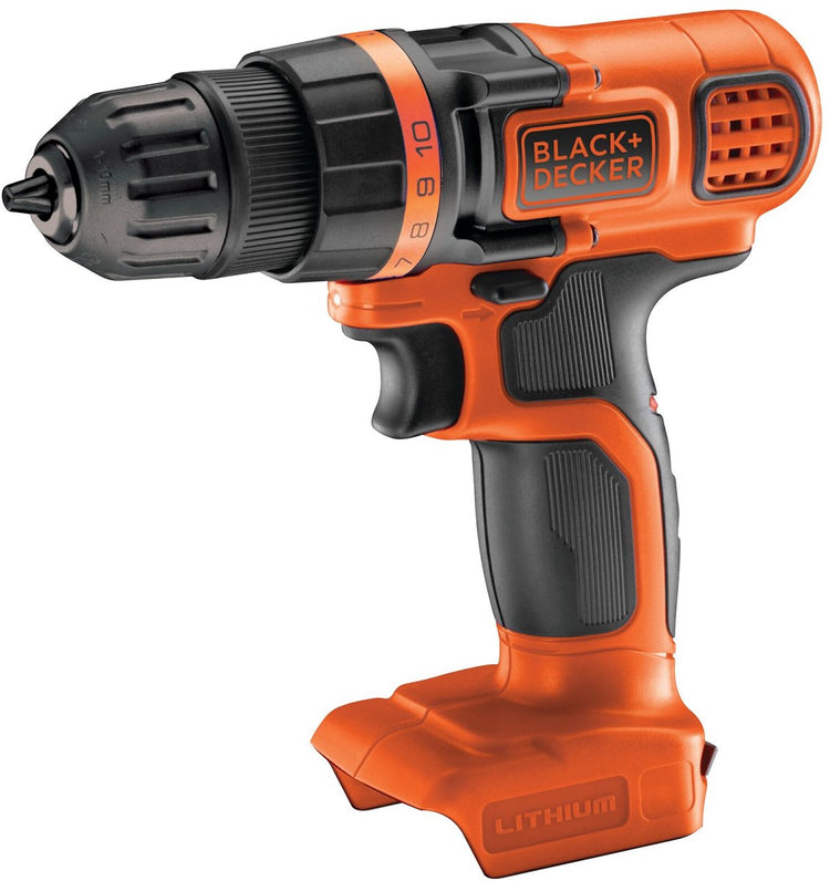 Perceuse-visseuse Black+decker 18v. - sans batterie ni chargeur - bdcdd18n-xj
