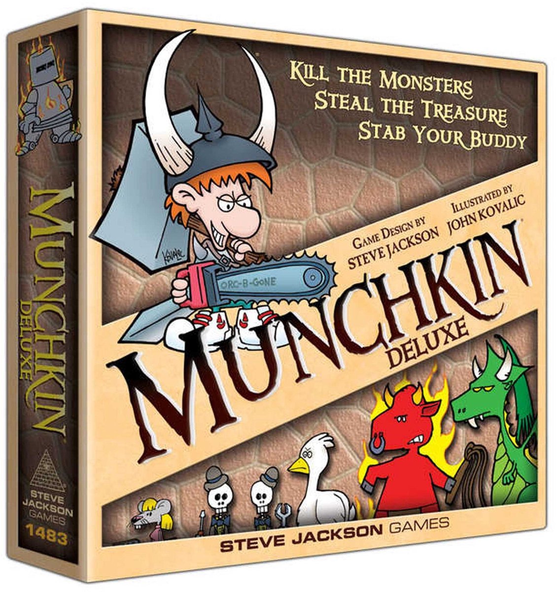 Steve jackson games munchkin deluxe - jeu de société - jeu de cartes humoristique - jeu de société - anglais -