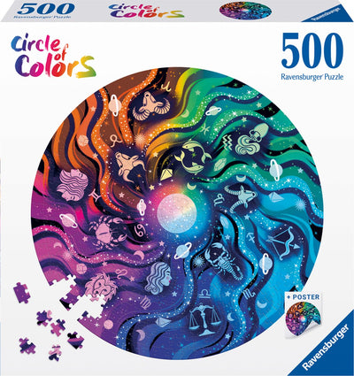 Ravensburger cercle de couleurs astrologie - puzzle - 500 pièces