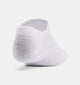 Under armour ua essential no show 6pk chaussettes de sport unisexes - blanc - gris