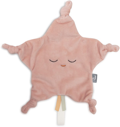 Jollein - tétine petite étoile - tétine peluche bébé - 100% polyester - rose sauvage