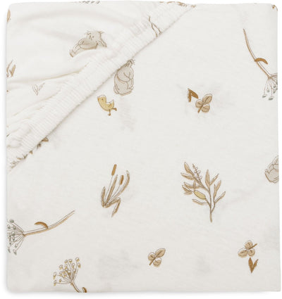 Jollein bébé - drap housse jersey 60x120cm - lit bébé - coton doux - bord de rivière