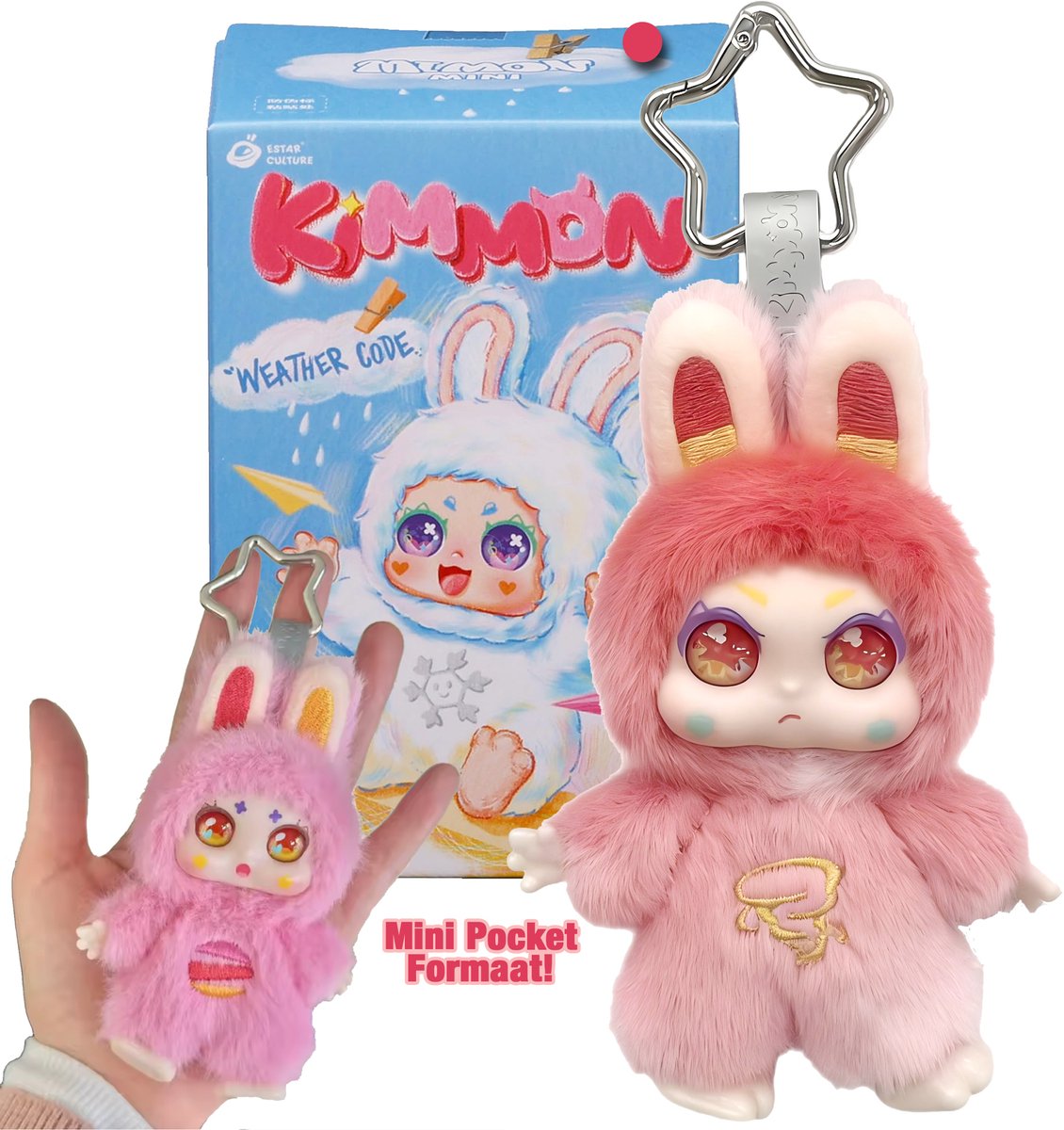 Kimmon pop-culture peluche série « code météo » - collection de boîtes aveugles - mini figurines à collectionner