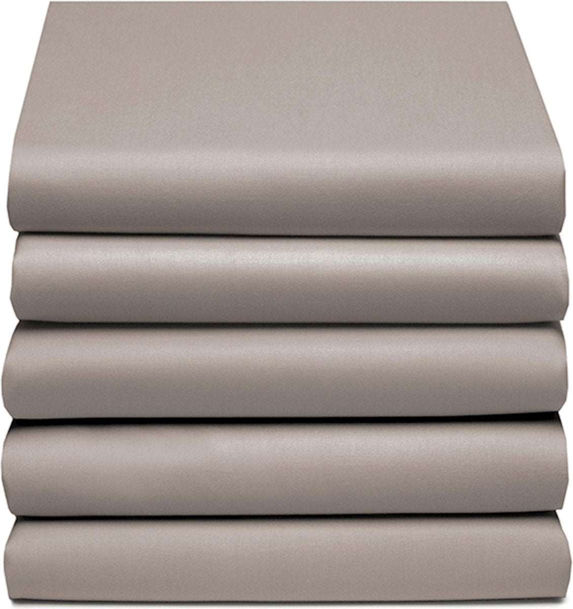 Cendrillon - week-end - surmatelas avec fente - 160x200 cm - hauteur de matelas jusqu'à 15 cm - 100% coton - taupe