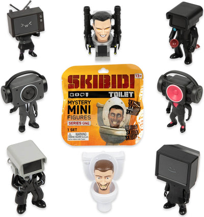 Skibdi toilettes mini figures 6 cm assorti