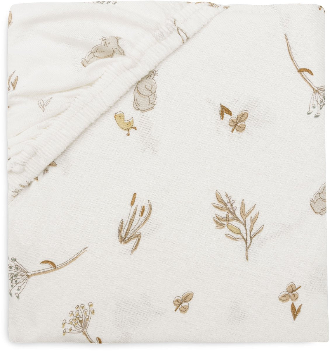 Jollein bébé - drap housse jersey 60x120cm - lit bébé - coton doux - bord de rivière