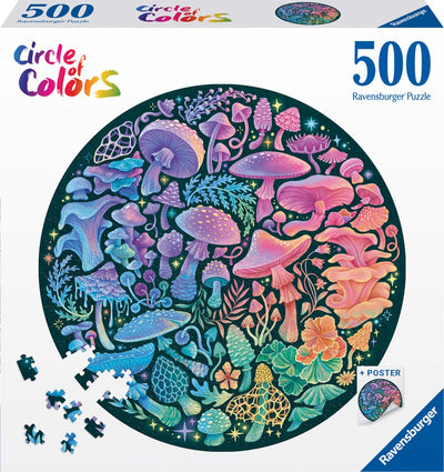 Ravensburger Puzzle Circle ou Color Champlerooms, 500st.