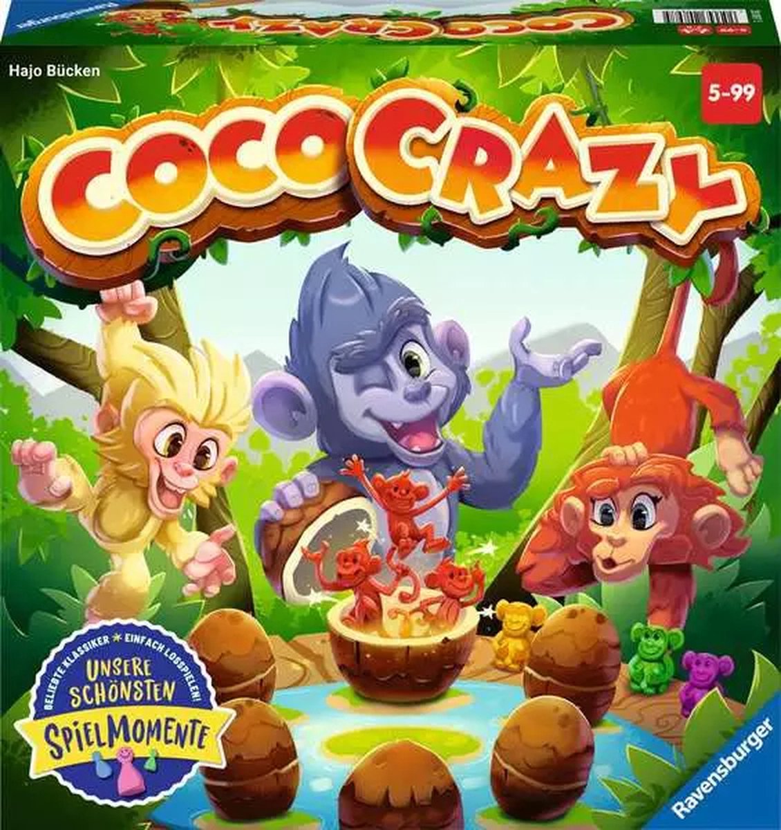 Ravensburger ® 20897 coco crazy - jeu de marque pour 2 à 8 joueurs de 5 à 99 ans
