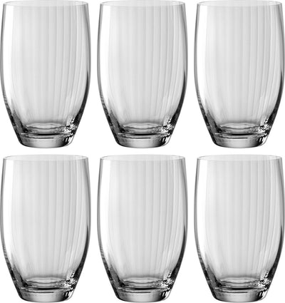Verre à long drink Leonardo poesia 460ml gris - lot de 6