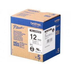 Ruban d'étiquetage brother hge-231 noir, blanc